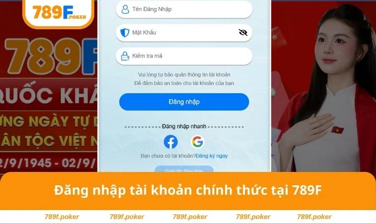 Rút Tiền 789F 1 Đăng nhập tài khoản chính thức tại 789F