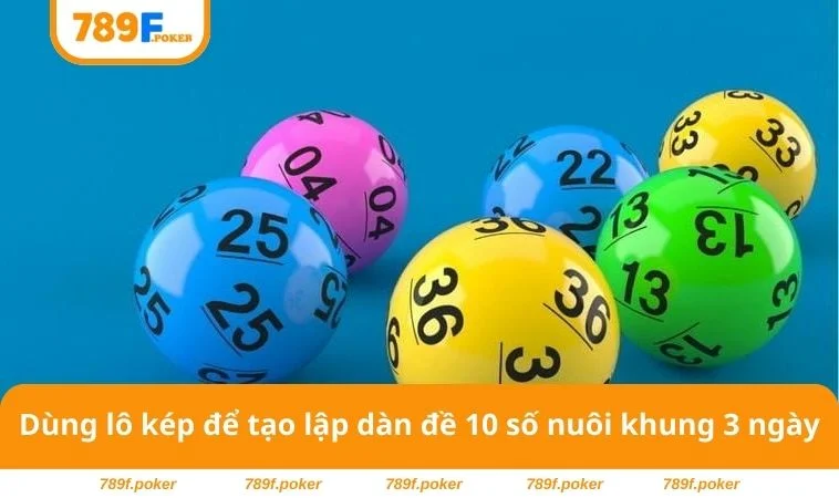 Dàn Đề 10 Số Khung 3 Ngày - Hướng Dẫn Nuôi Lô Chuẩn 3 Dùng lô kép để tạo lập dàn đề 10 số nuôi khung 3 ngày