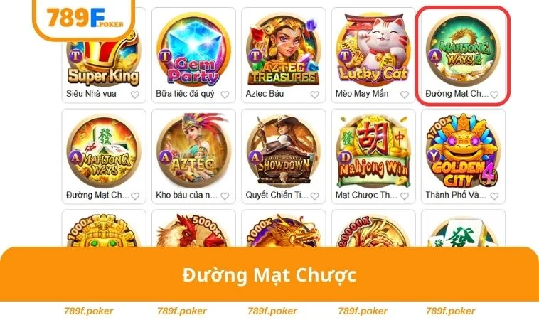 Nổ Hũ 789F 2 Đường Mạt Chược
